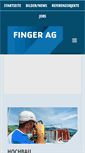 Mobile Screenshot of finger-ag.ch